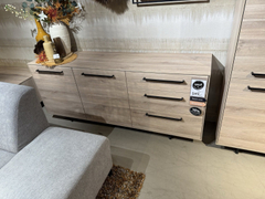RICCO Dressoir smal 2dr, 3la fresh oak